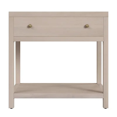Celine 30" 1-Drawer Acacia Nightstand | Wayfair North America