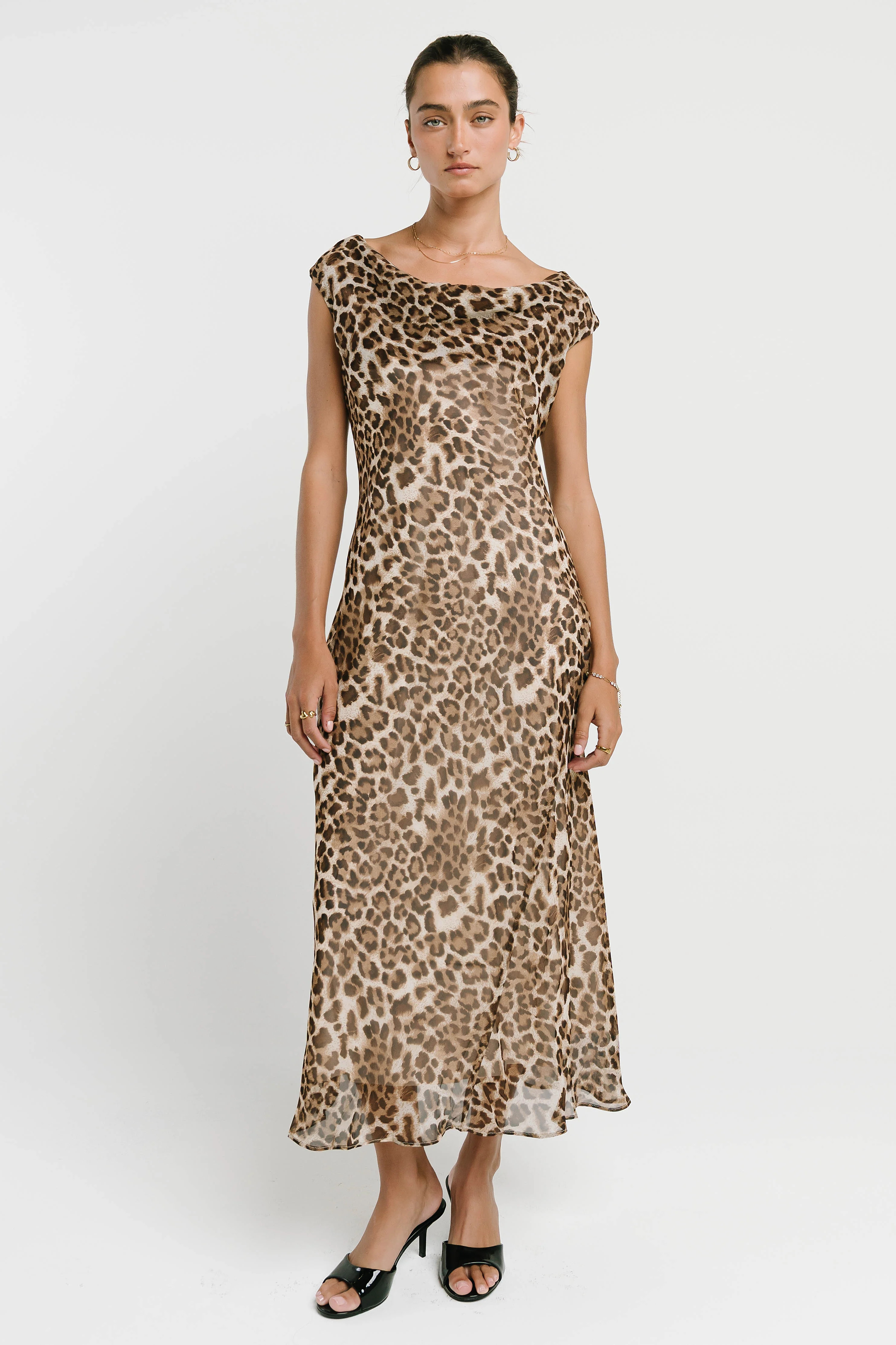 Brady Leopard Print Maxi Dress | Böhme US