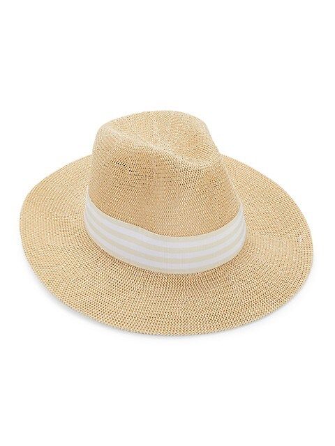 Packable Striped Panama Hat | Saks Fifth Avenue OFF 5TH (Pmt risk)