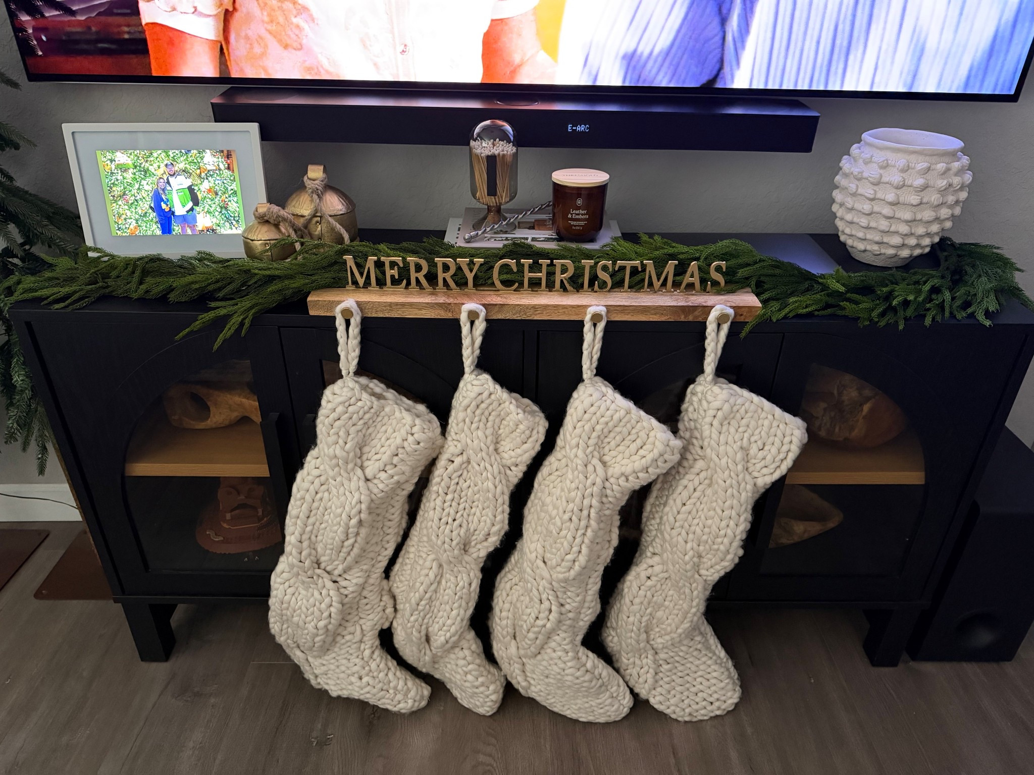 decorating for Christmas 

stockings / garland / target finds / crate and barrel / chunky knit stockings / amazon Christmas tree garland / home decor 

#LTKHome #LTKSaleAlert #LTKHoliday