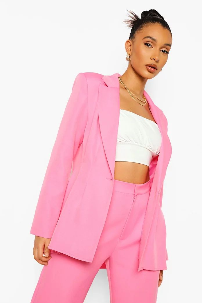 Brights Tailored Blazer & Trouser Suit Set | Boohoo.com (US & CA)