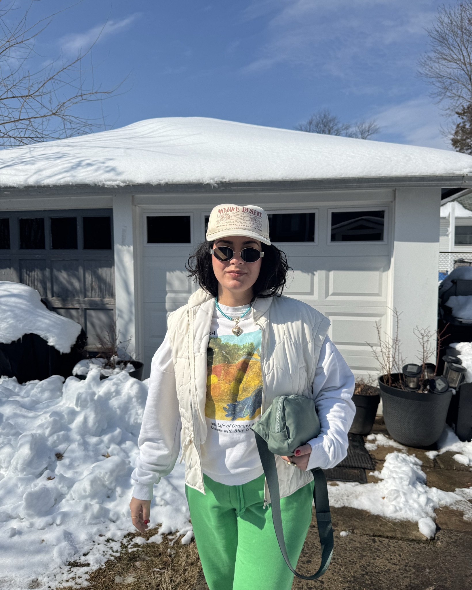 Hat & pants - Target
Sunglasses, vest & sweatshirt - primark
Necklace- Tjmaxx/marshalls
Shoes & socks - Amazon
Bag- lululemon 

#LTKootd #LTKgrwm