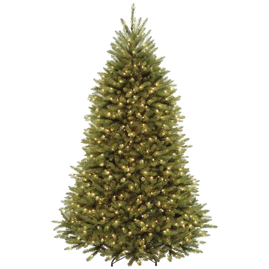 7.5 ft. Pre-Lit Dunhill Fir Tree with PowerConnect Dual Color LED Lights, Plug-In | National Tree Company