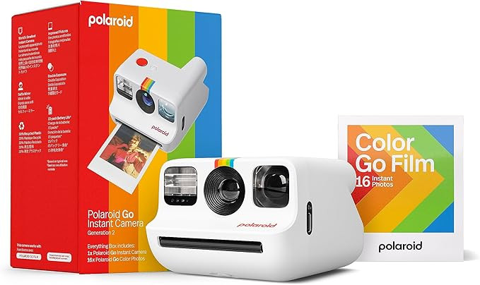 Polaroid Go Generation 2 - Mini Instant Camera + Film Bundle (16 Photos Included) - White (6282) | Amazon (US)
