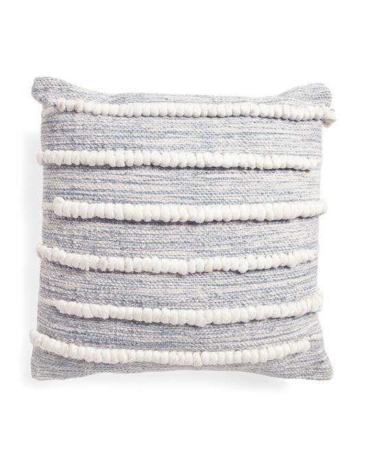 20x20 Dottie Woven Textured Pillow | TJ Maxx