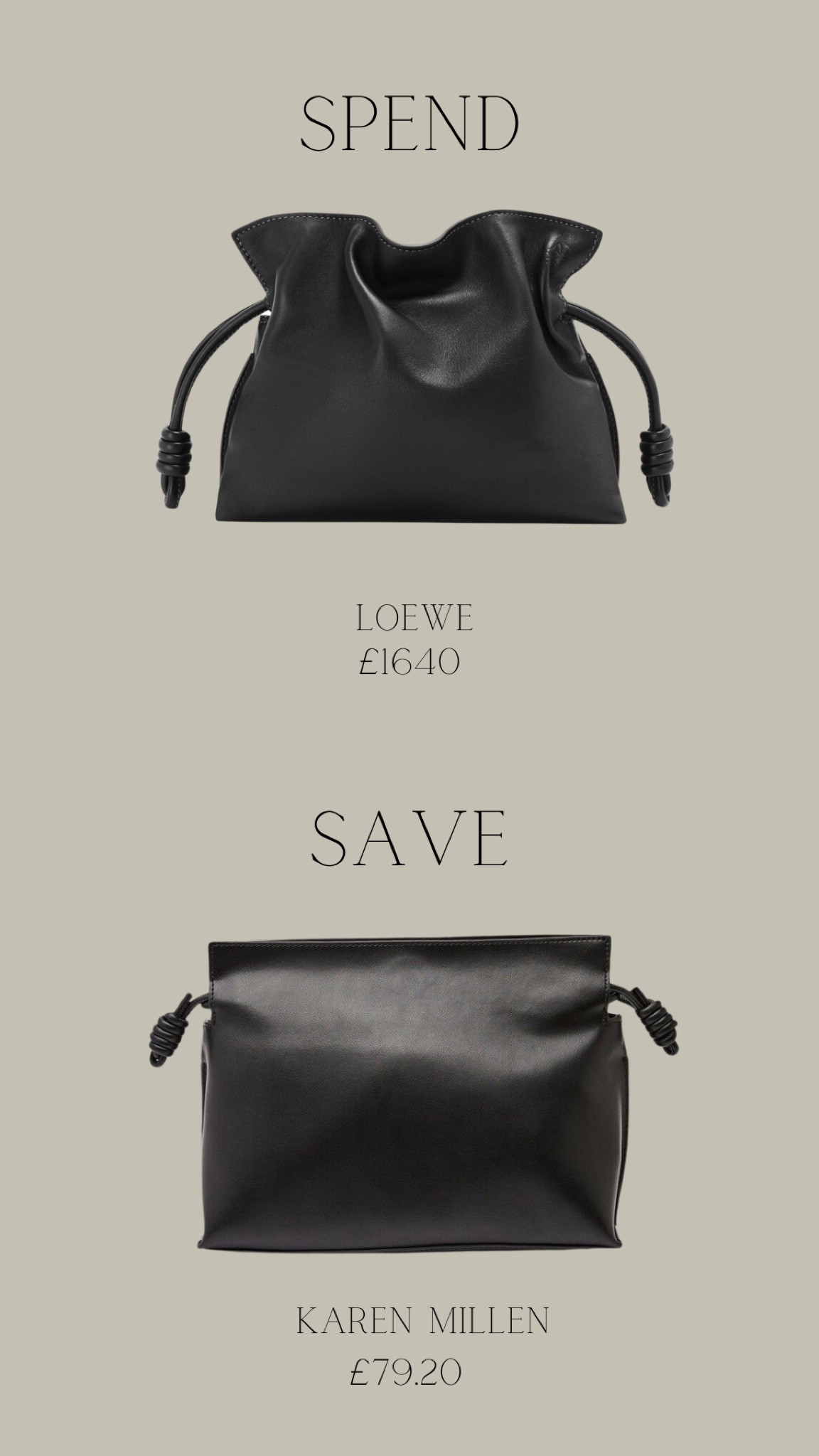 Spend or save…
I’ve found the best dupe for the Loewe mini flamenco bag!! 


Leather bag, Loewe bag, dupe, itbag 

#LTKluxury #LTKuk #LTKbag