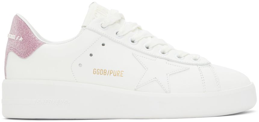White & Pink Purestar Sneakers | SSENSE