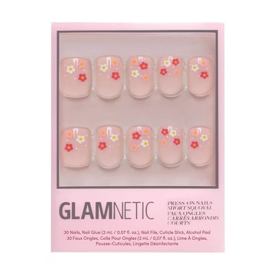 Glamnetic Women's Nail Set - Pretty Bloom - Ulta Beauty | Target
