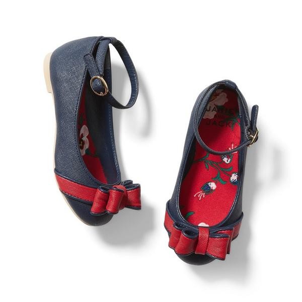 Bow Ankle Strap Flat | Janie and Jack