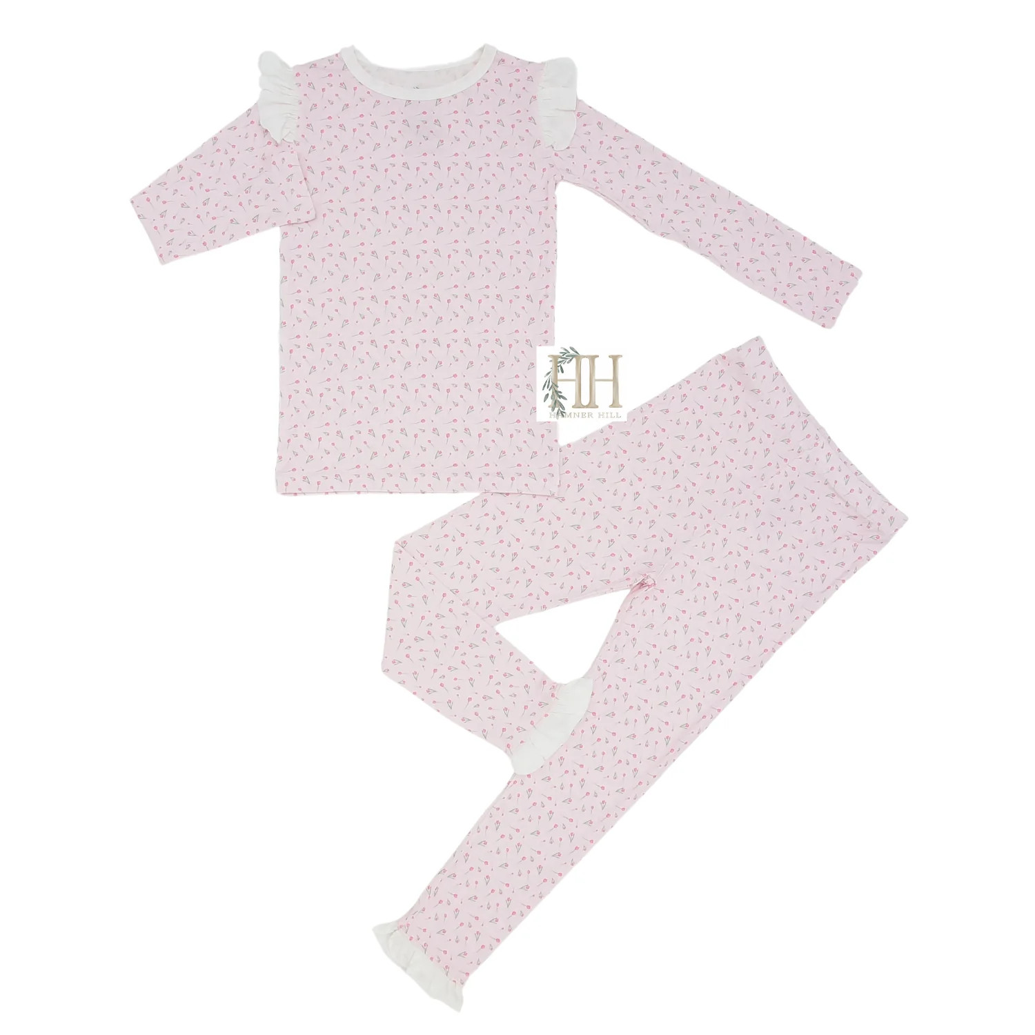 Girls Tiptoe Tulip Loungewear Set | Hamner Hill