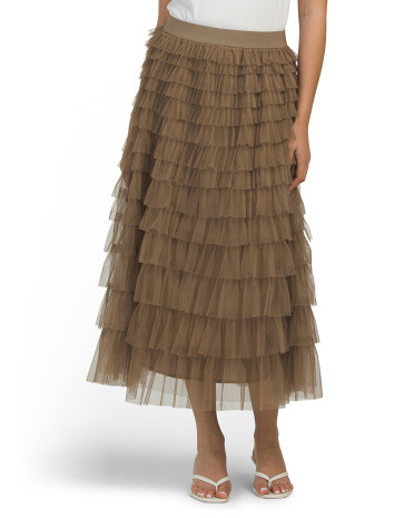 Tiered Flowy Skirt | TJ Maxx