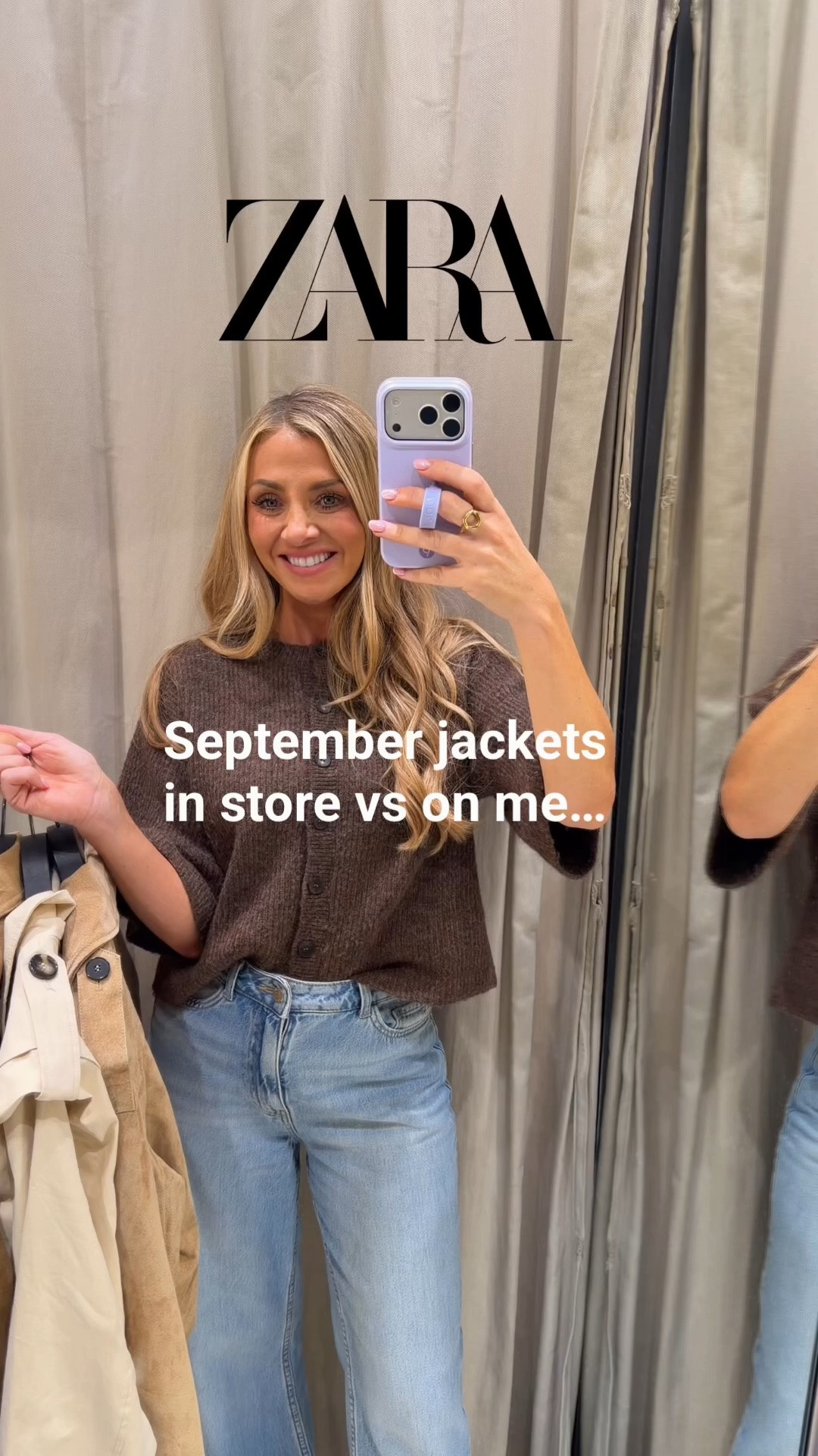 September Zara jackets. Trying on some of the best new season styles including faux suede, cropped trenches and bomber jackets. So many good options for that in between weather as we head into autumn.

#LTKautumn #LTKuk #LTKFashionMonth