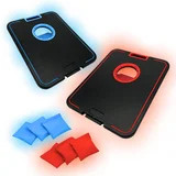 LED Cornhole Board Set - Light Up Bean Bag Toss with 6 Bags, by MinnARK | Walmart (US)
