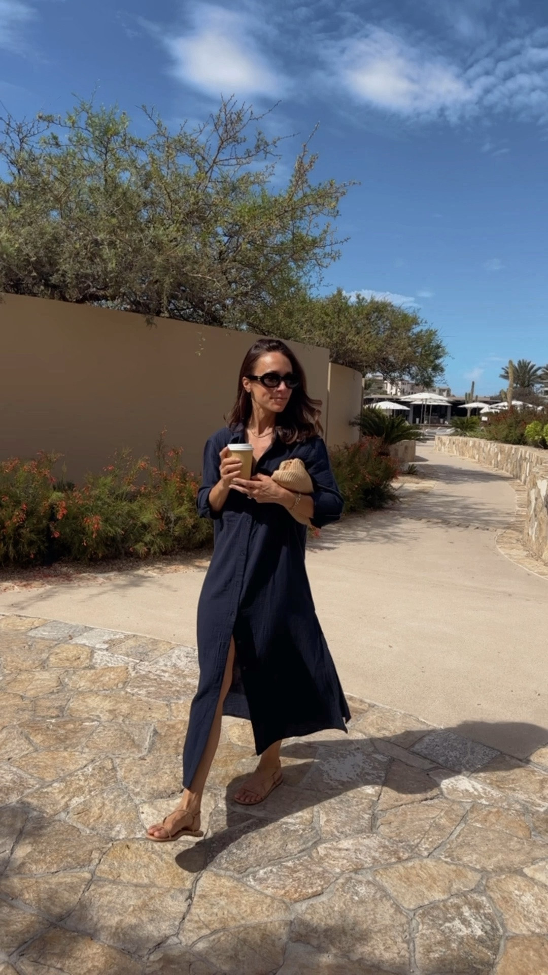 Off to breakfast this morning in this easy gauze button down. I went up a size for a more relaxed fit

#LTKOver40