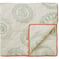 'Vintage Plates' Cotton Throw | Debenhams UK