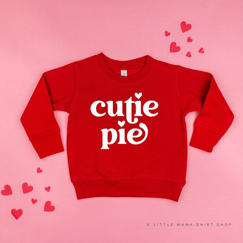 Cutie Pie  Valentine Sweater  Valentine Sweater for Kids  | Etsy | Etsy (US)