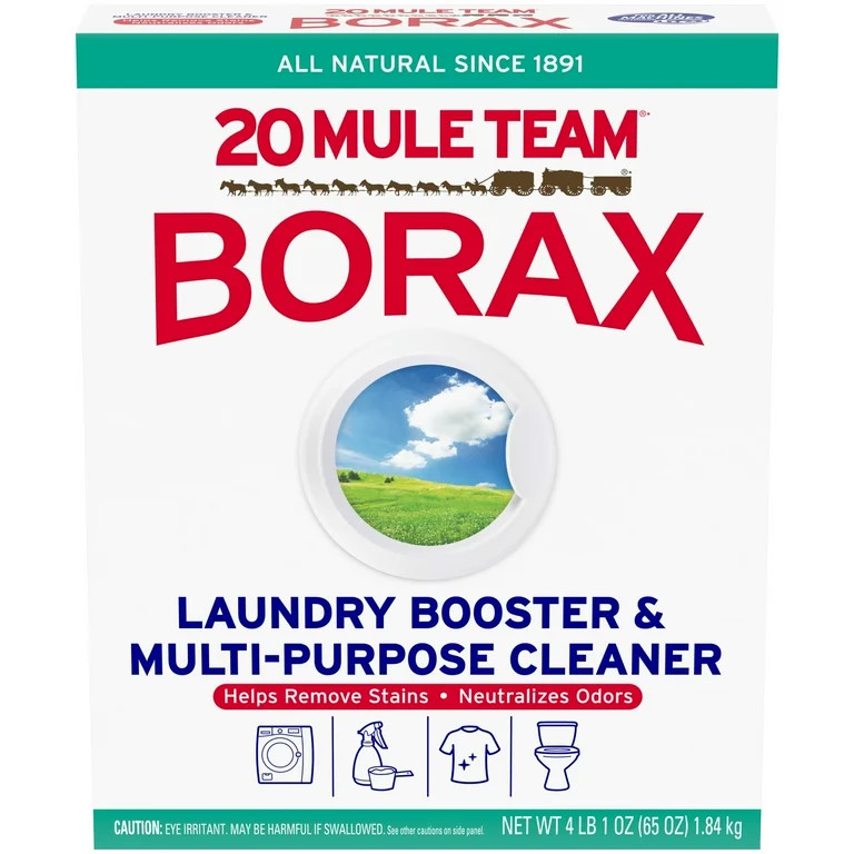 20 Mule Team All Natural Borax Laundry Detergent Booster & Multi-Purpose Household Cleaner, 65 Ou... | Walmart (US)