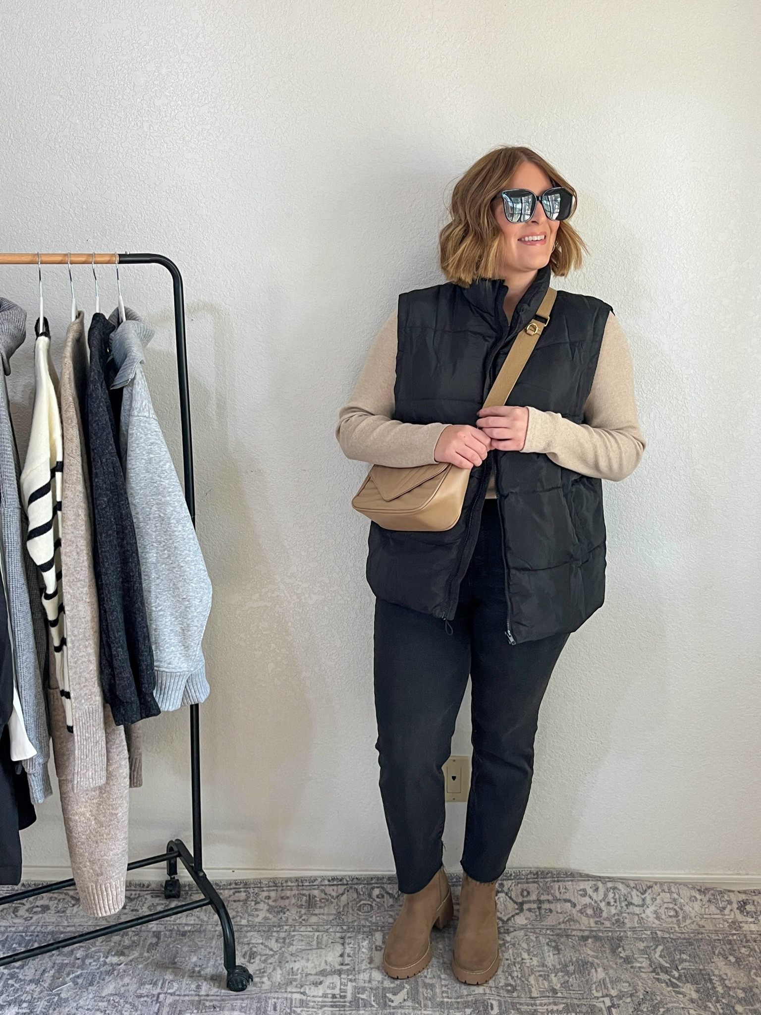 Puffer Vest Outfit🖤

top L (tts)
Vest L (tts)
Jeans tts

#LTKmidsize #LTKfindsunder50