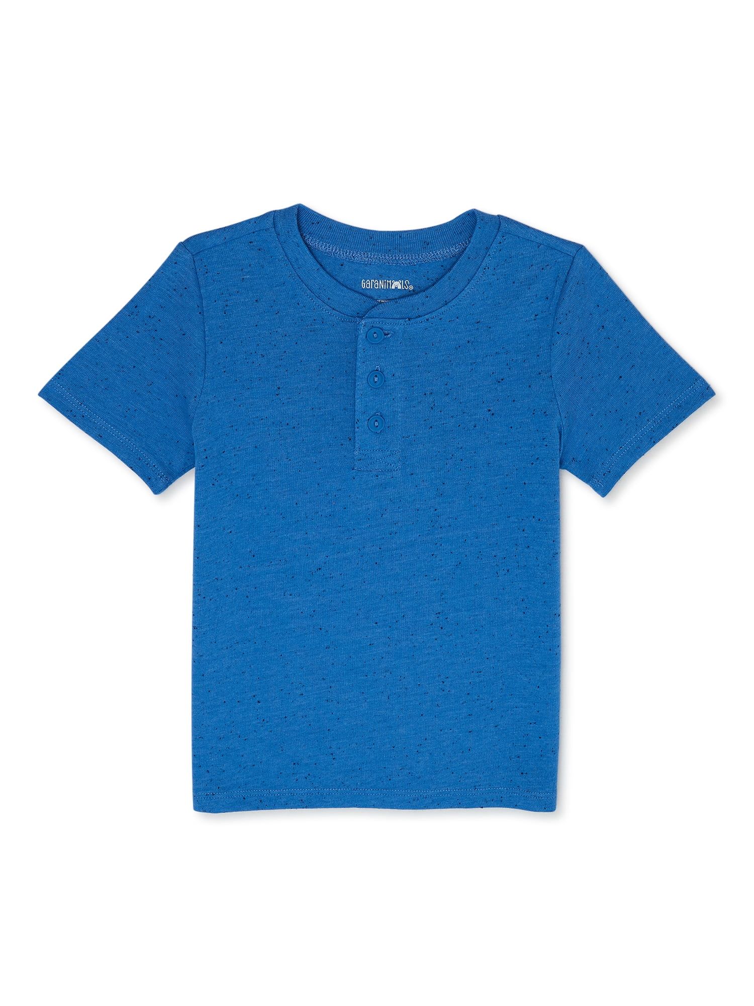 Garanimals Toddler Boy Short Sleeve Henley T-Shirt, Sizes 18M - 5T - Walmart.com | Walmart (US)
