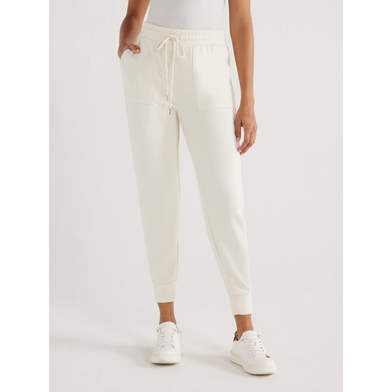 Scoop Women's Scuba Knit Pants with Pockets, Sizes XS-XXL | Walmart (US)
