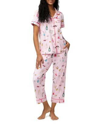 Let's Do Brunch Cropped Pajama Set | Bloomingdale's (AU)