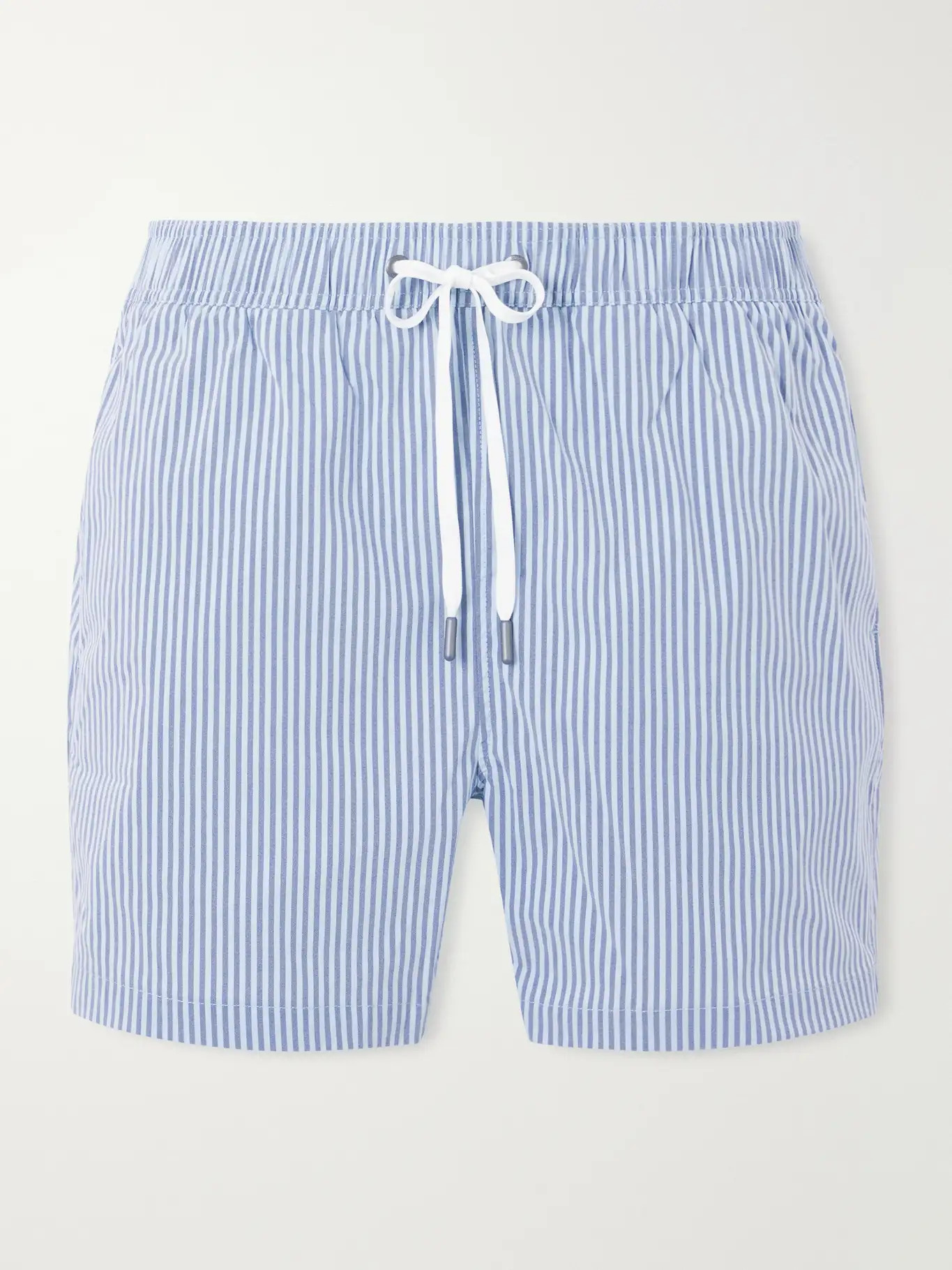 Charles Straight-Fit Mid-Length Striped Seersucker Swim Shorts | Mr Porter (US & CA)