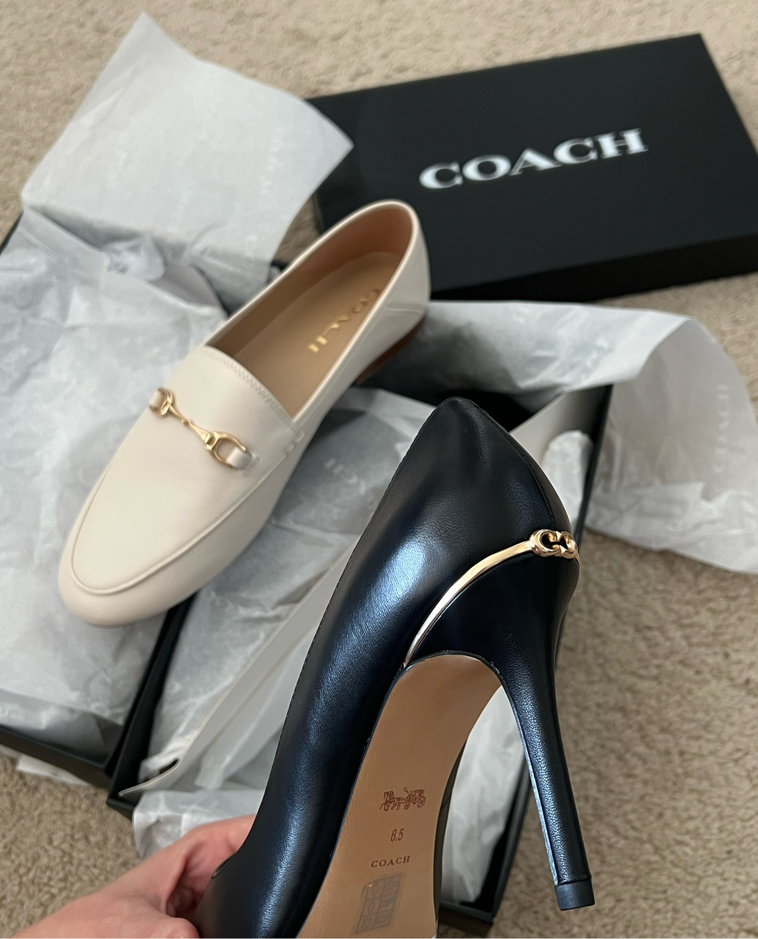 Coach store haley loafer