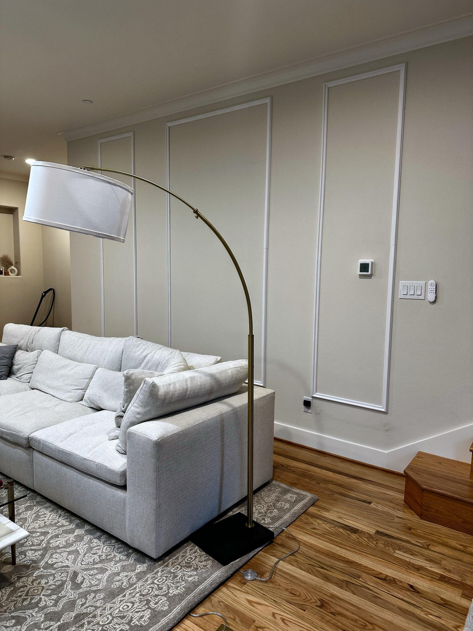 Wall molding - easy install and really elevates the room! Still need to paint mine 

#LTKHome