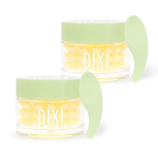 Pixi Beauty Vitamin-C CremeSerum 2-pack | Capsule Cream with Vitamin C Beads & Hyaluronic Gel | 2... | Amazon (US)