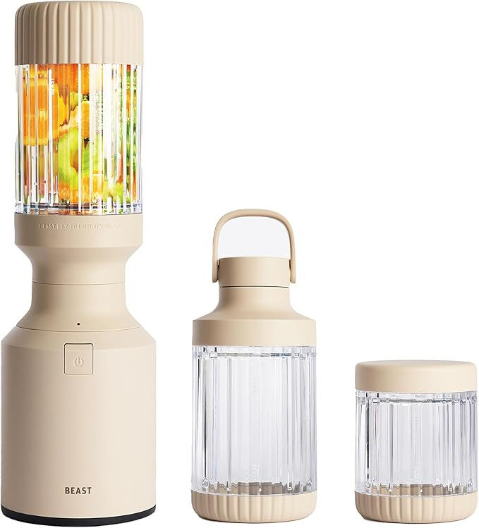 The Beast Mini Blender Plus | Mini Countertop Kitchen Blender | Blend Smoothies and Shakes, Dress... | Amazon (US)