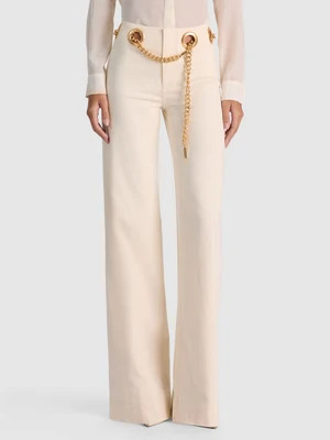 JASPER CHAIN BELT JEAN - OFF WHITE | Alice + Olivia
