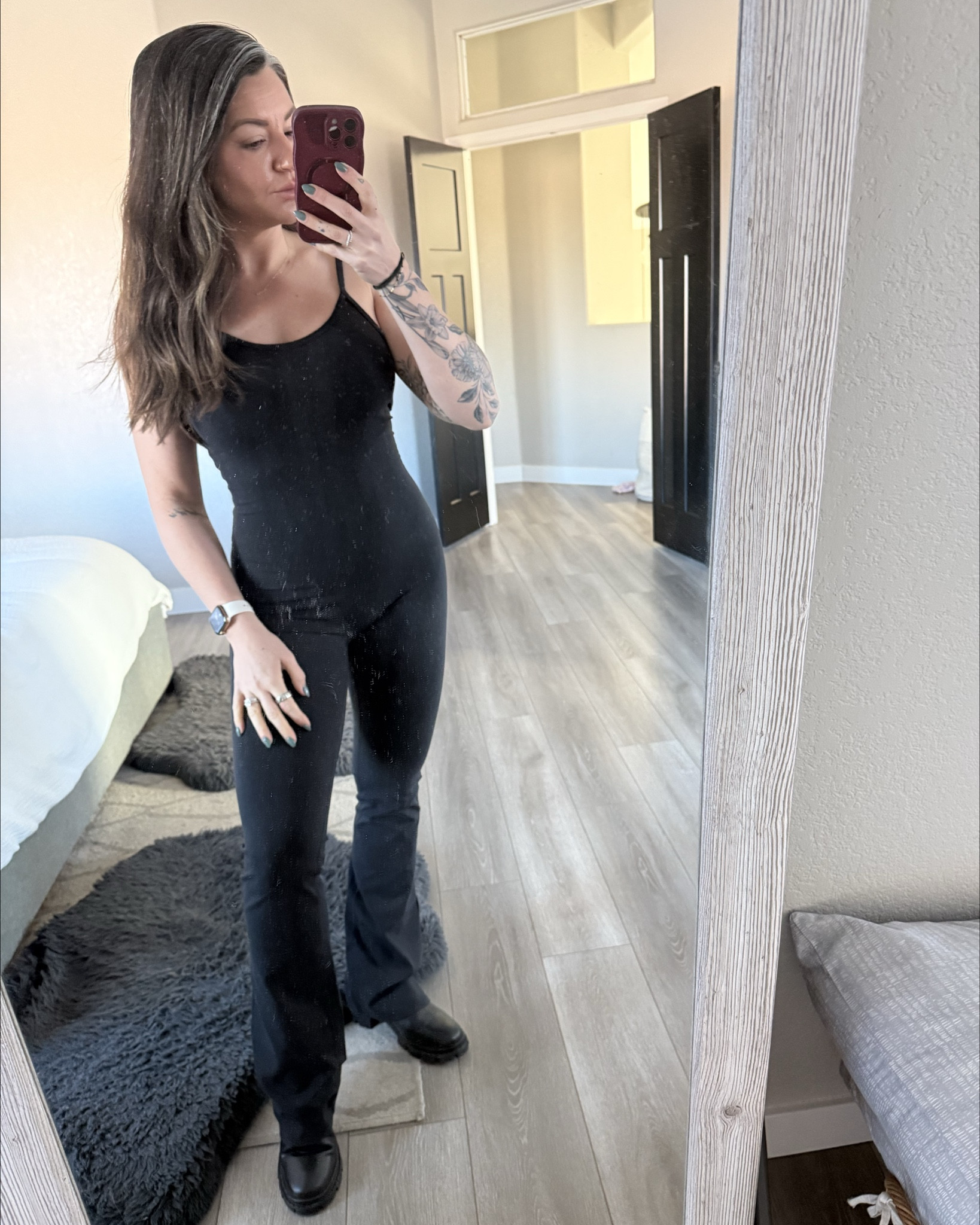 Obsessed with this onesie from @Alo Yoga  The material is so soft and just thick enough. I’ve noticed that Alo’s stuff does run long, so I’ll be getting these hemmed so I can wear them with sneakers.  They are perfect for the tall girls though! 

#LTKootd #LTKTall #LTKActive