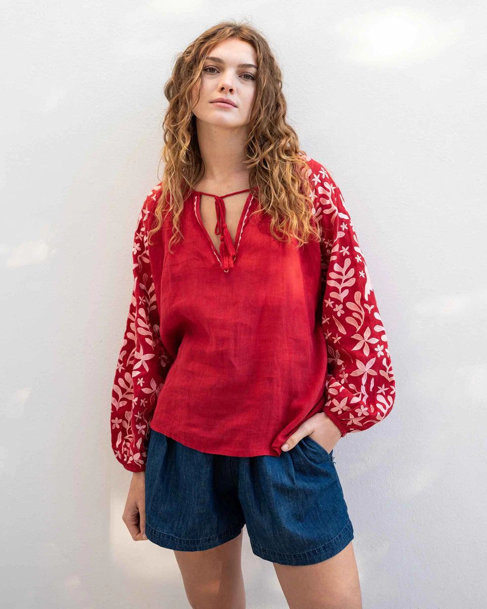 Palermo Embroidered Blouse | MERSEA