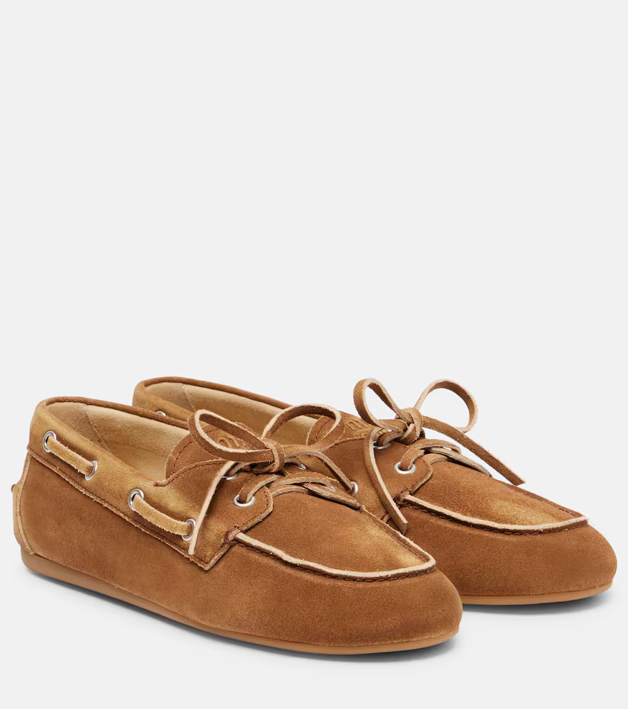Miu Miu Suede boat shoes | Mytheresa (US/CA)