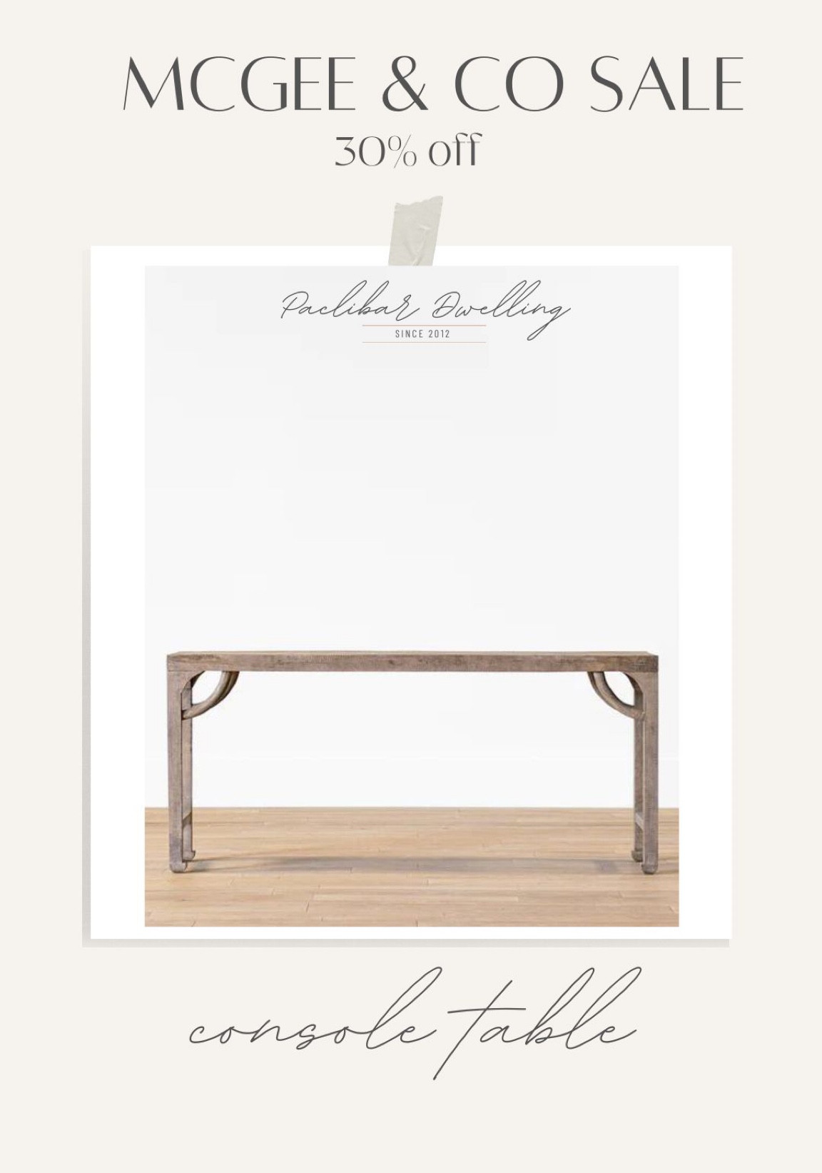The perfect console table. McGee & co sale. Entry way decor. Home decor. Sale  

#LTKhome #LTKstyletip #LTKsalealert