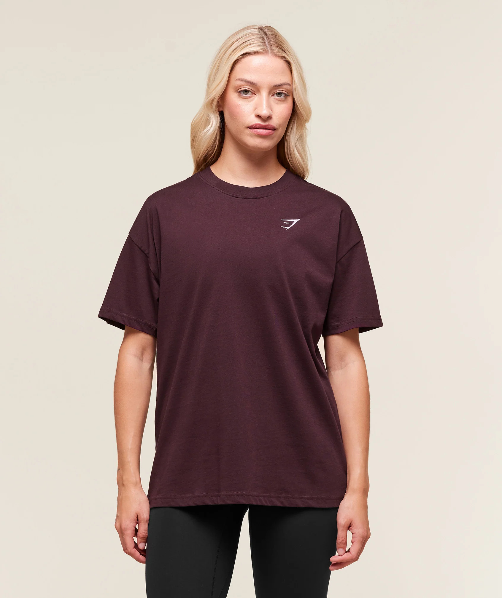 Gymshark Training Oversized T-Shirt - Cherry Purple | Gymshark US