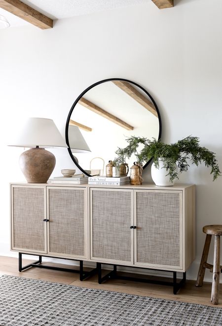 Entryway decor! Love this affordable sideboard. Use code HALFWAY10 for 10% off! 

#LTKHoliday #LTKhome #LTKsalealert