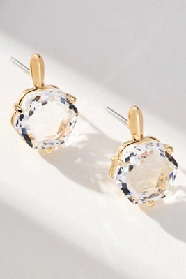 Hexagon Stone Post Earrings | Anthropologie (US)