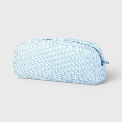 Single Zip Air Mesh Pencil Pouch Light Blue - up&up™ | Target