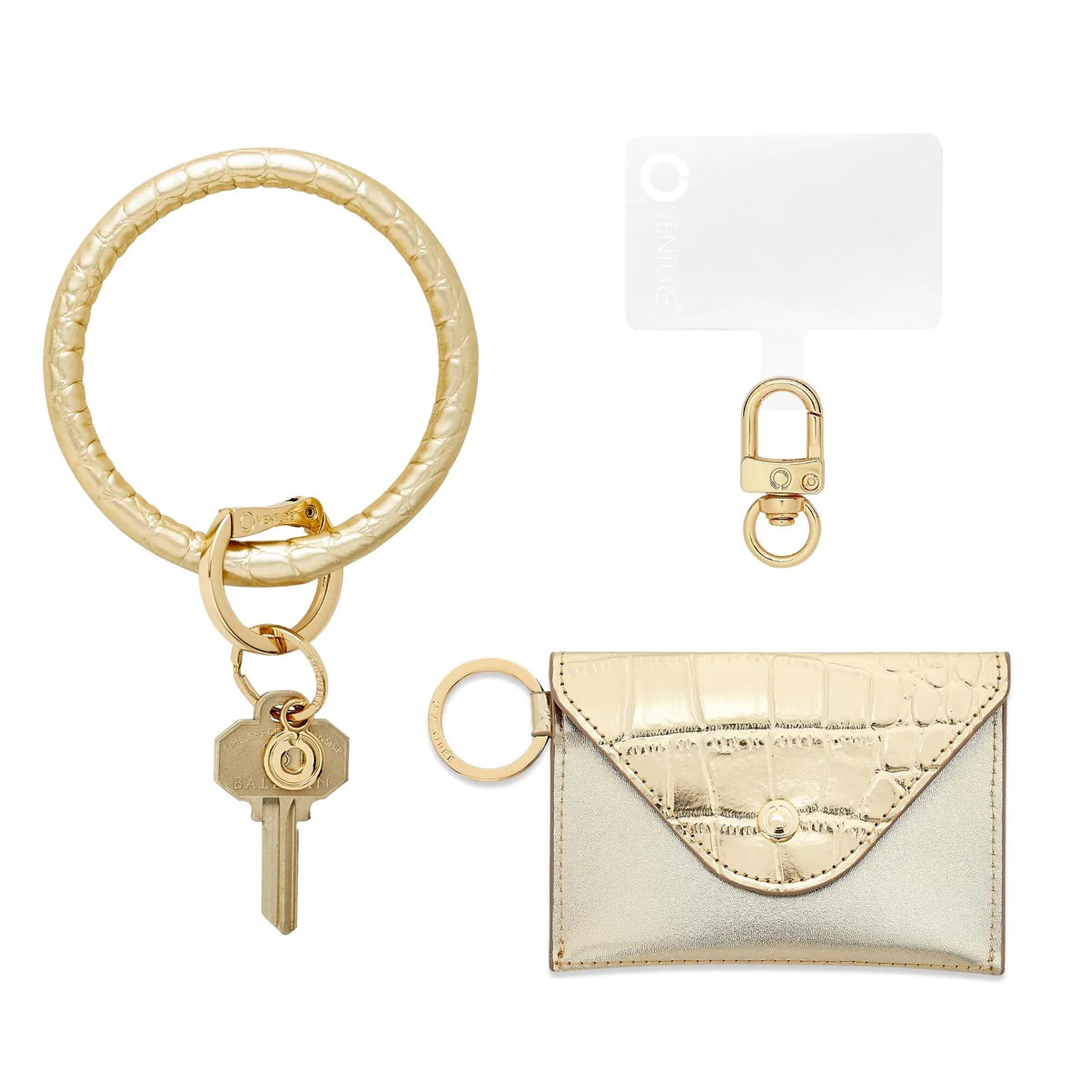3-in-1 Gold Rush Leather Mini Envelope Set | Oventure