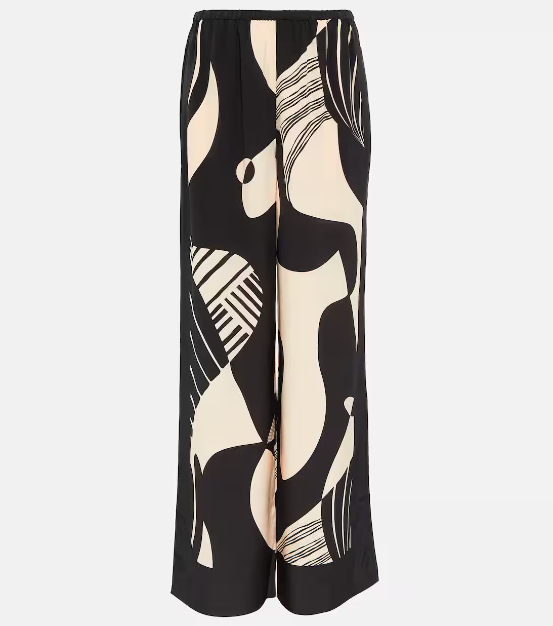 High-rise printed silk pants | Mytheresa (US/CA)