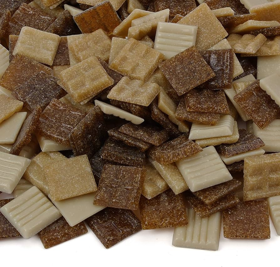 Amazon.com: Milltown Merchants™ Brown Mosaic Tiles - Bulk Mosaic Tile Assortment - 3/4 Inch (20... | Amazon (US)
