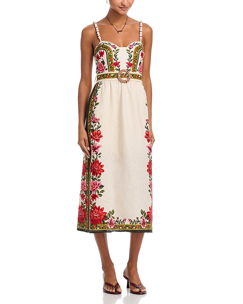 Farm Rio Wonder Sand Sleeveless Dress | Bloomingdale's (US)