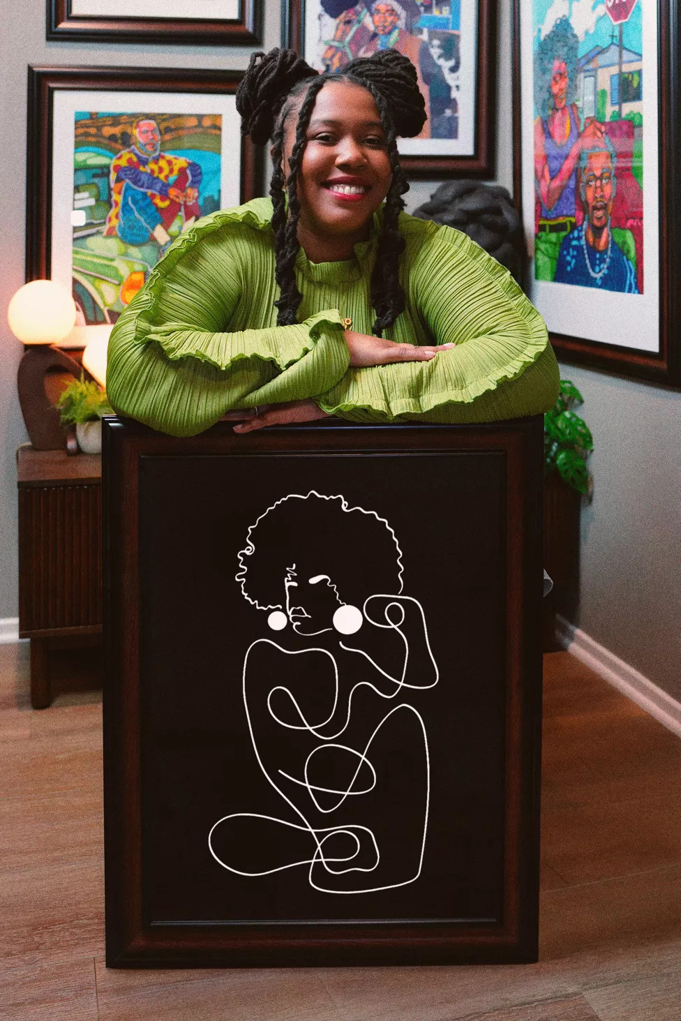 DomoINK Matisse Noir No. 2 Art Print | Urban Outfitters (US and RoW)