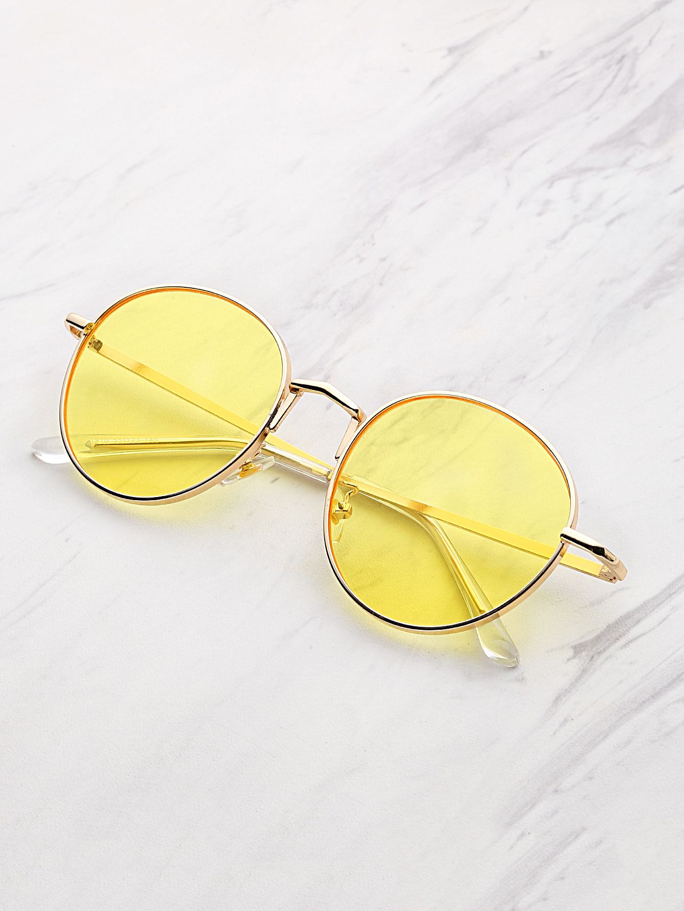 Tinted Flat Lens Sunglasses | SHEIN