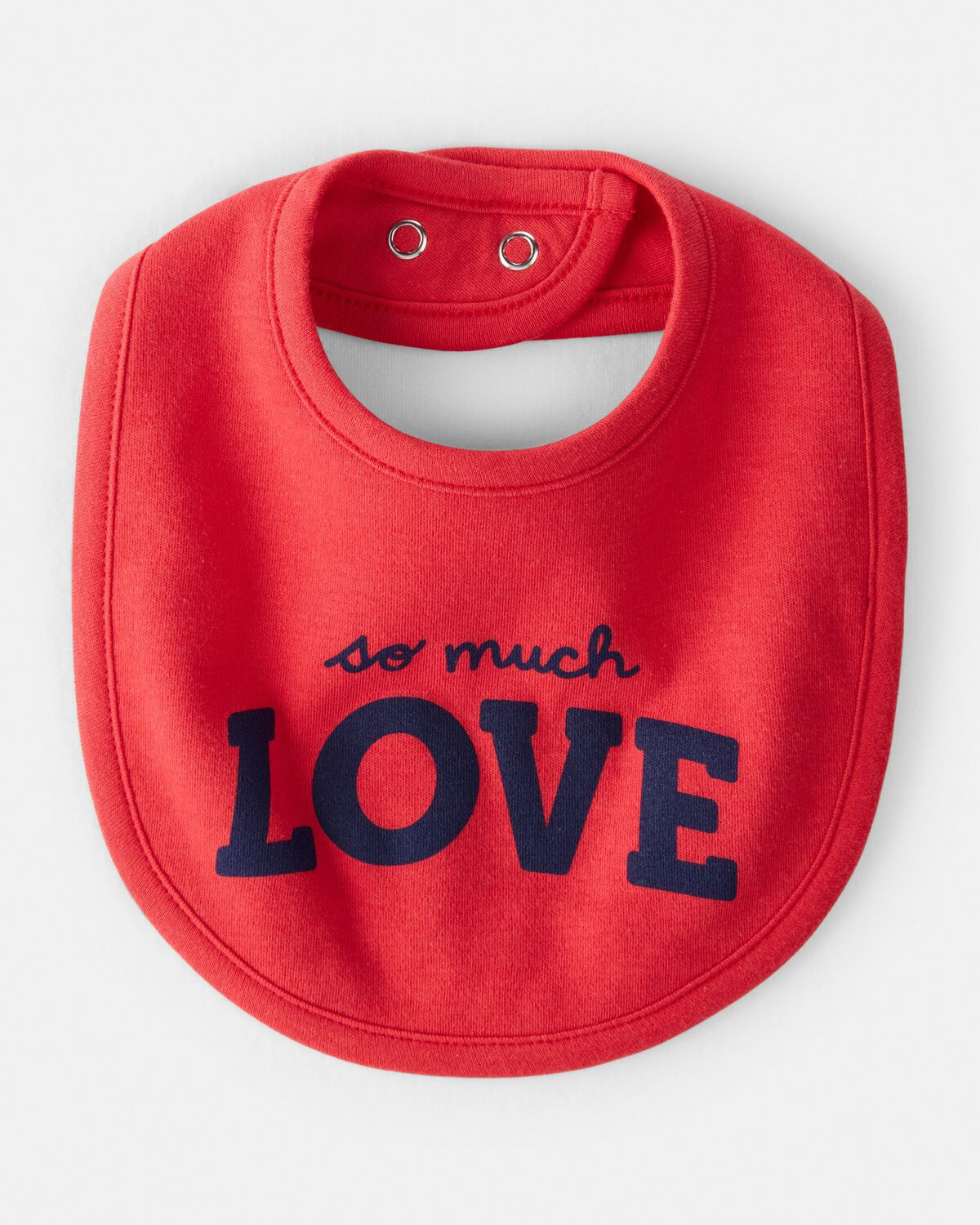 Baby Valentine's Day So Much Love Bib - Red | Carter's | Carter's Inc