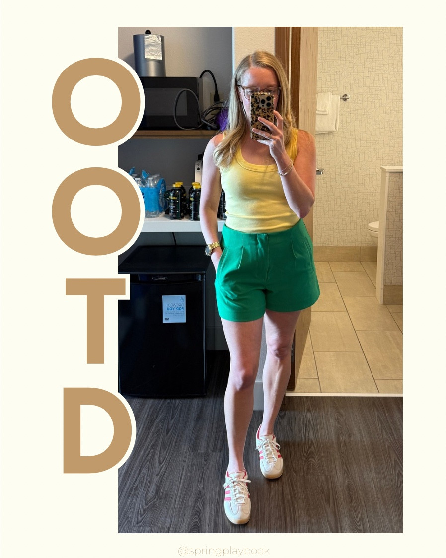 Game Day OOTD. I’ve been loving these Adidas Gazelle with the red whipstitch that gives off baseball vibes. These shorts are old, but this tank is still available in some sizes. Linking similar items. 

Swipe to see my lip color up close. LipSense 1 layer Heartbreaker, 2 layers Marmalade  

#createdcolorful #createdcolorfulspring #hocspring #tcispring #pcaspring #lightspring #warmspring #truespring #brightspring #clearspring #paintboxspring #bluespring

#LTKSummerEdit #LTKSeasonal #LTKShoeCrush
