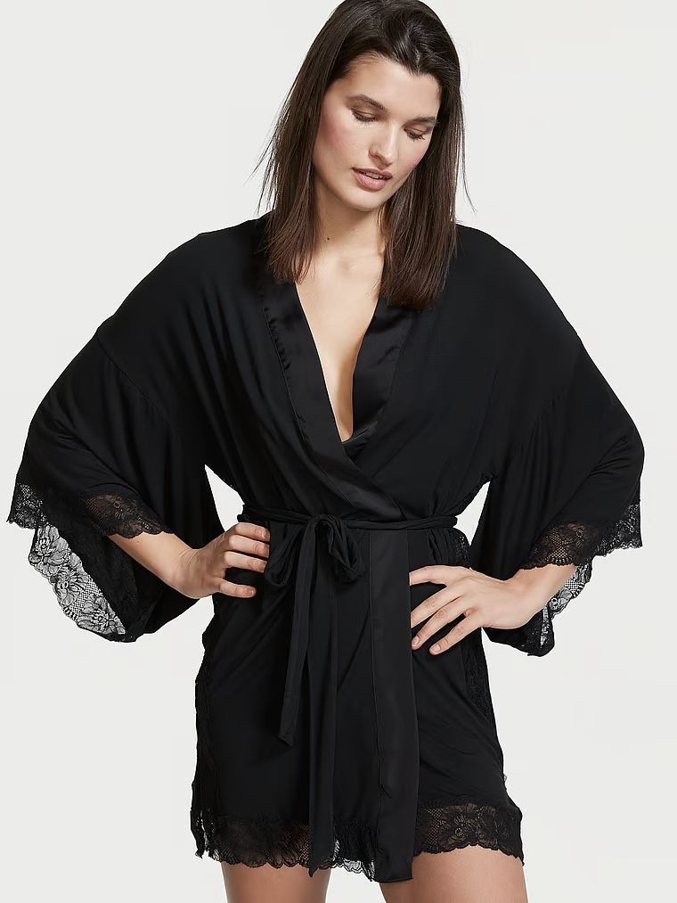 Modal Lace-Trim Robe | Victoria's Secret (US / CA )