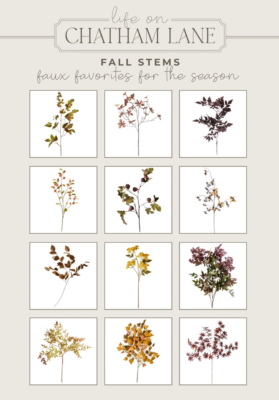 Favorite faux stems to bring a touch of fall into your home!

#LTKHome #LTKSeasonal