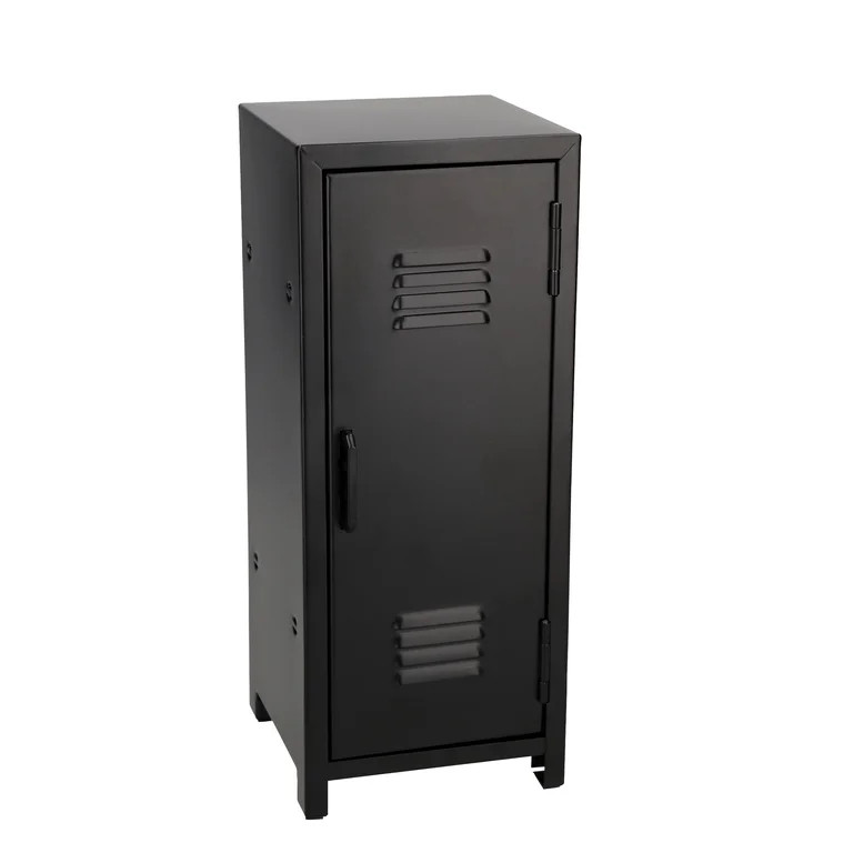 Pen+Gear Mini Metal Desktop Locker, Black, Durable Desk Organizer | Walmart (US)